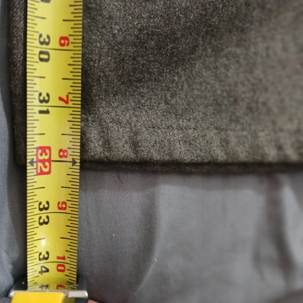 Ibex Merino Ramble Wool Pants Men 32 x 32 Charcoal Gray Straight Utility Outdoor